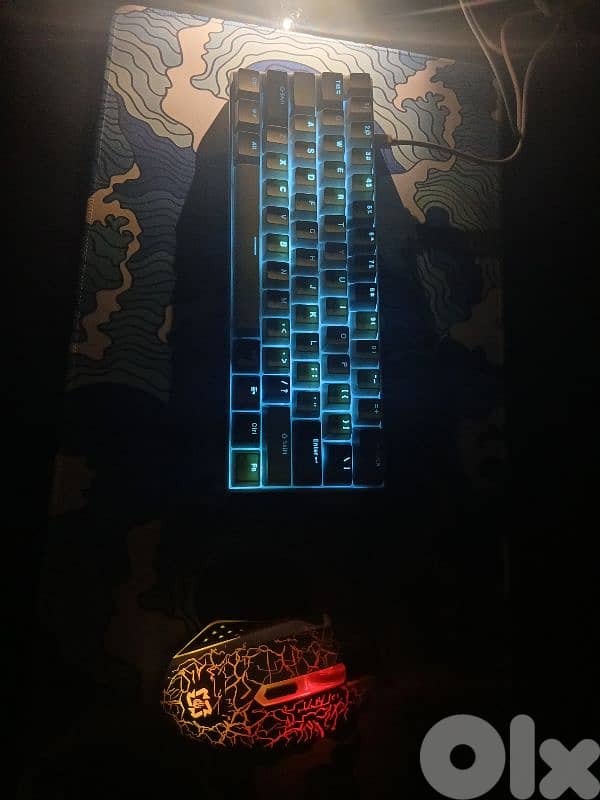 Keyboard + Mouse + MousePad + Usb-C Hub 6