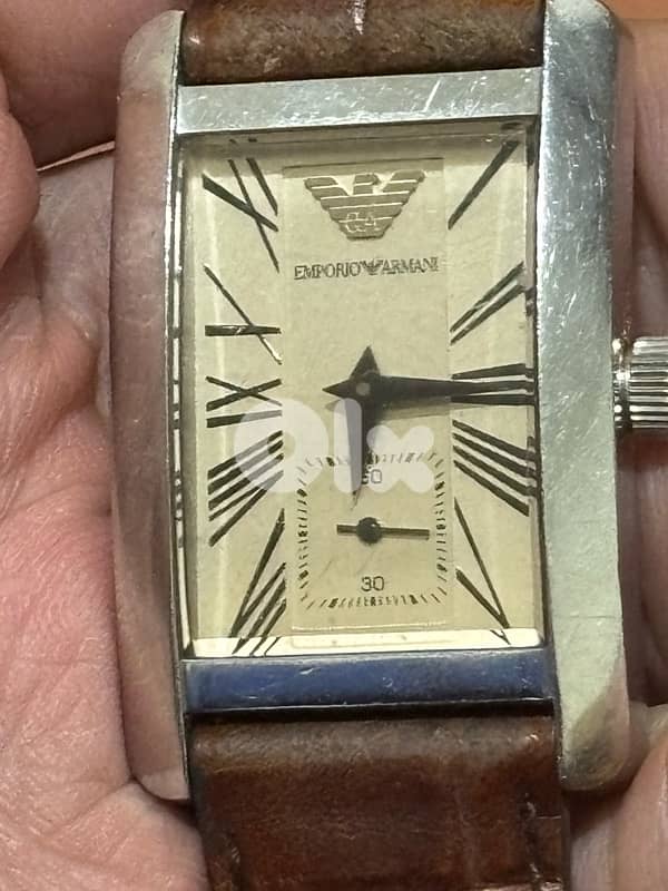 Authentic Emporio Armani AR-0155 Quartz Watch - Classic Dress Style 1