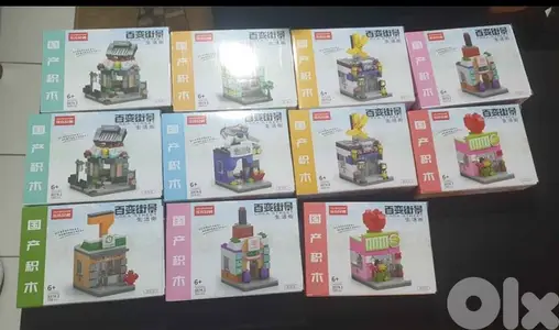 MINI LEGO SHOPS DIY