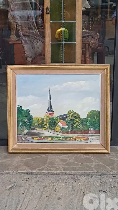 لوحة رسم زيتي اوروبية