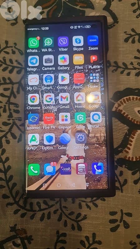 huwaei mate xs2 foldable 512 gb very clean.  GOOGLE PLAYSTORE 1