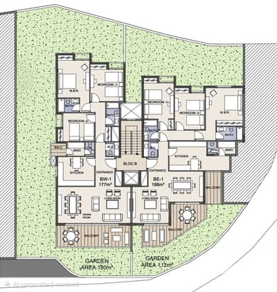 Apartment with Garden (Under construction) for Sale -  Kornet Chehwan