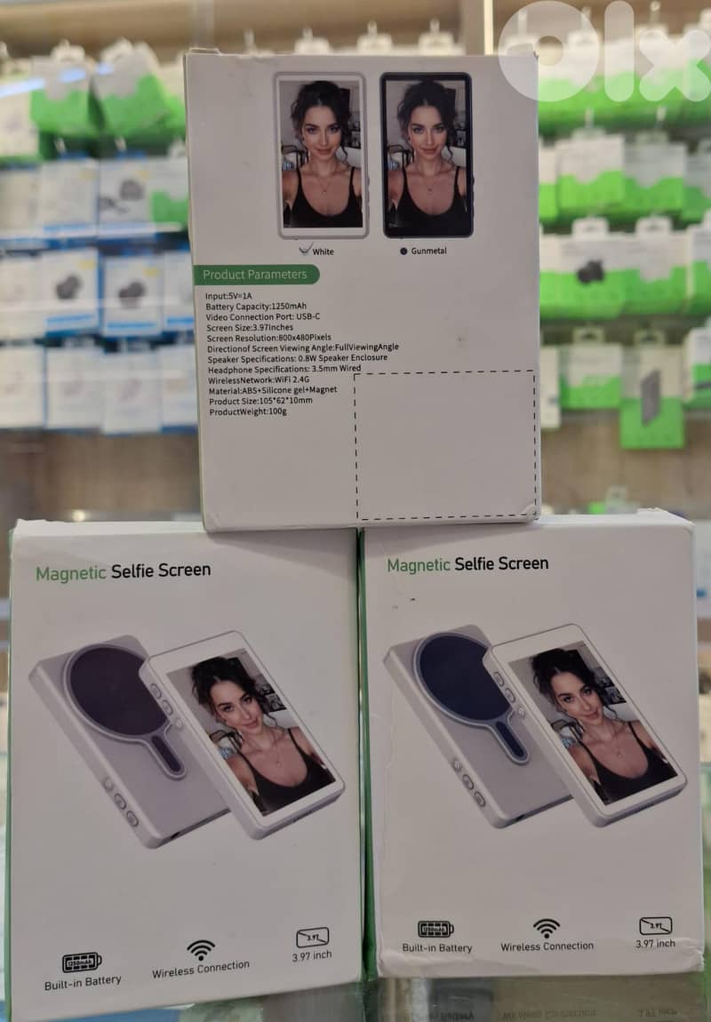 WIRELESS MAGNETIC PHONE SCREEN/SELFIE SCREEN  35$ 0