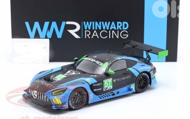 Mercedes AMG GT3 (24h Daytona 2021) diecast car model 1;18 0