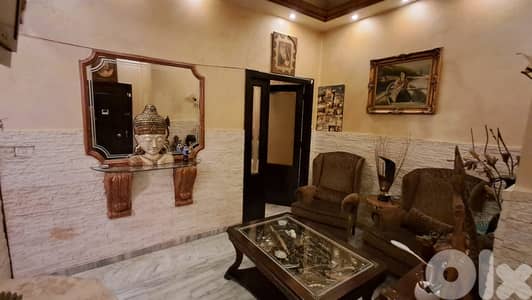 FURNISHED  APARTMENT FOR SALE IN MANSOURIEH 3BEDROOMS,(MA-466)