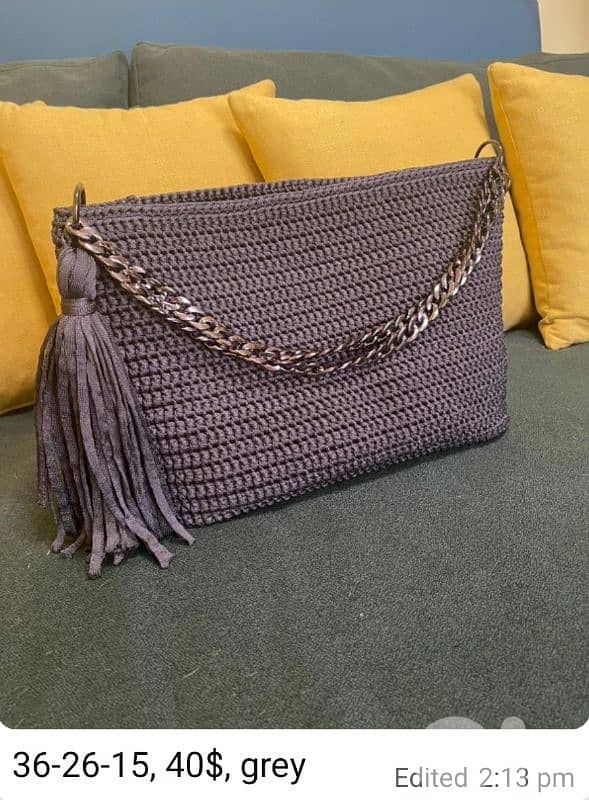hand made crochet quality thick silk 8