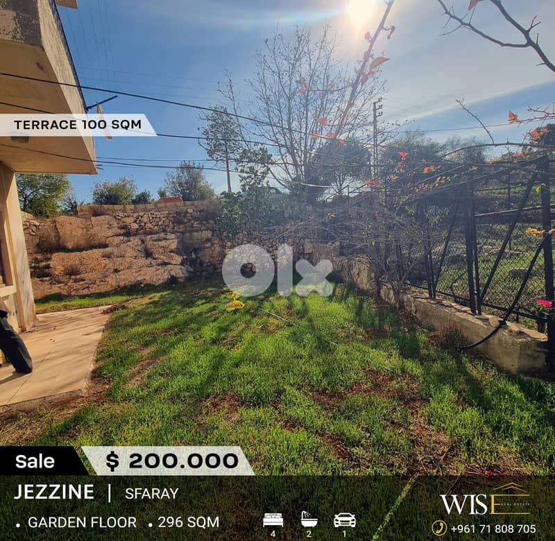 296 SQM Apartment for SALE in Sfaray – Jezzine! 0