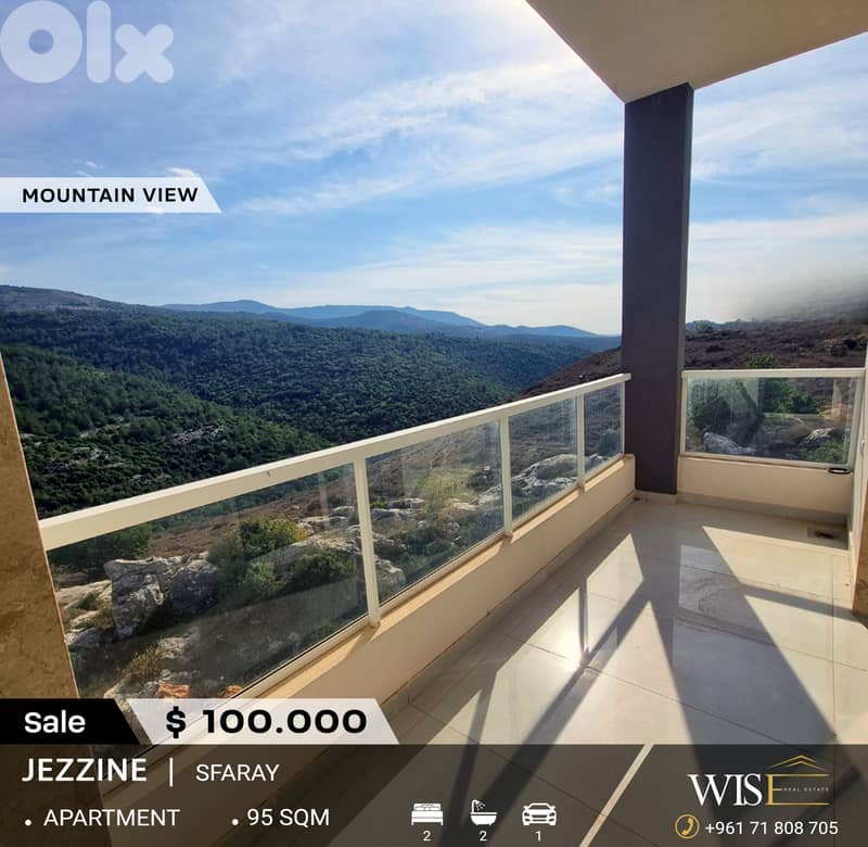 95 SQM Apartment for SALE in Sfaray – Jezzine! 0