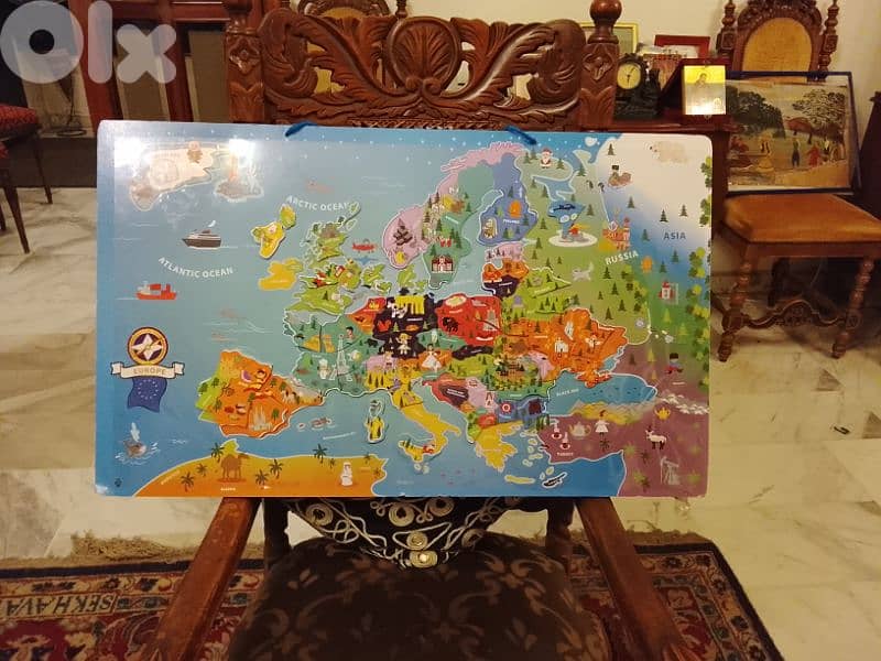 magnetic map of Europe for children 5