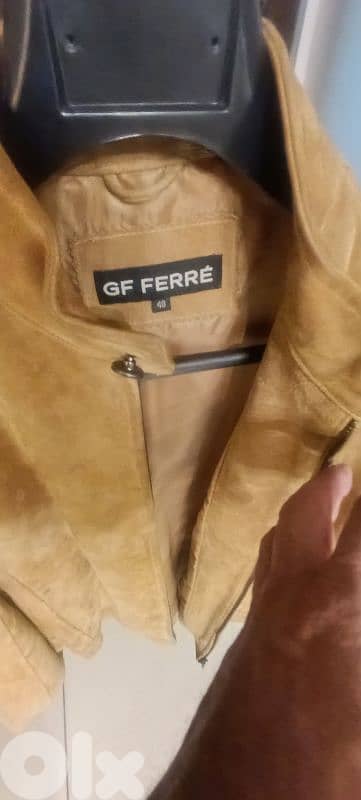 Genuine suede leather jacket 2
