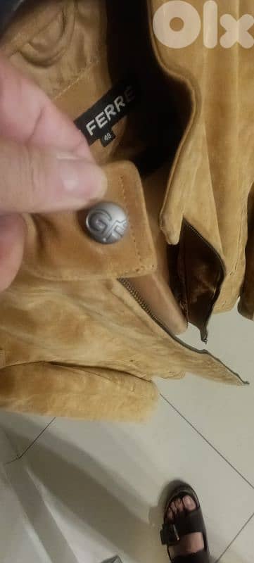 Genuine suede leather jacket 3
