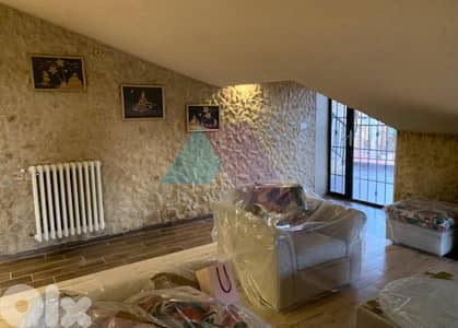 135m2 chalet+terrace+mountain view 4sale in Faraya - شاليه في فاريا
