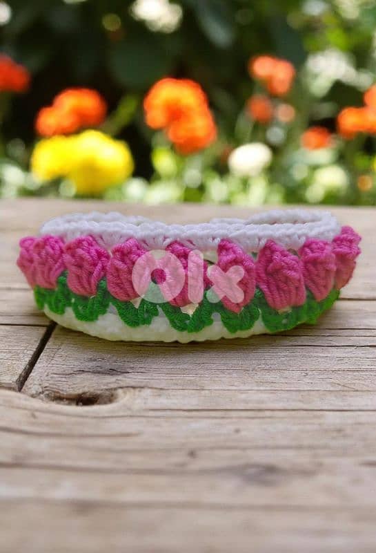 handmade crochet flower headband 0