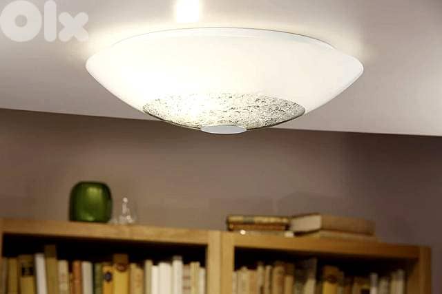 EGLO Ellera Crystal Halo: Flush Mount Ceiling Light with Crystal Inlay 3