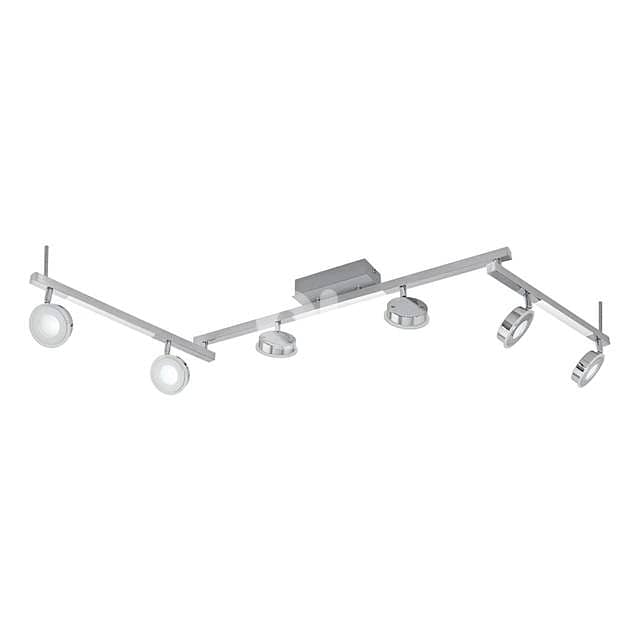 EGLO Cardillio LED Spotlight – 1.58m Ceiling Light, 6 Adjustable Heads 0