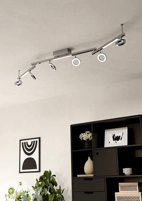 EGLO Cardillio LED Spotlight – 1.58m Ceiling Light, 6 Adjustable Heads 3