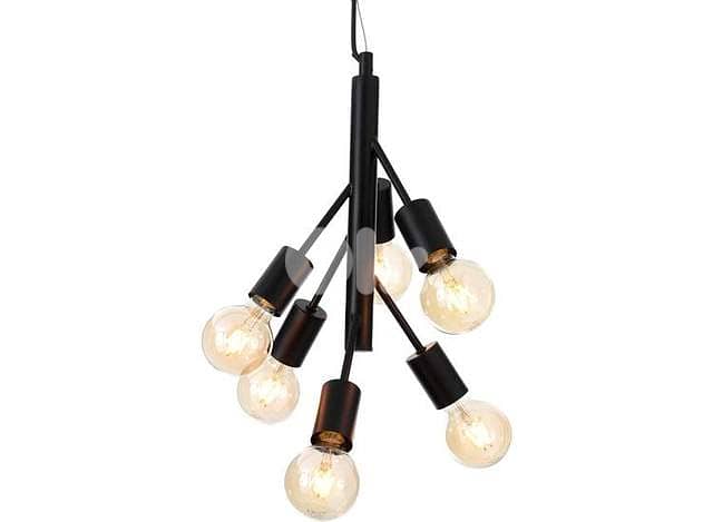 MEO Modena 6-Light Pendant Lamp – Mid-Century Inspired, Lightweight 2