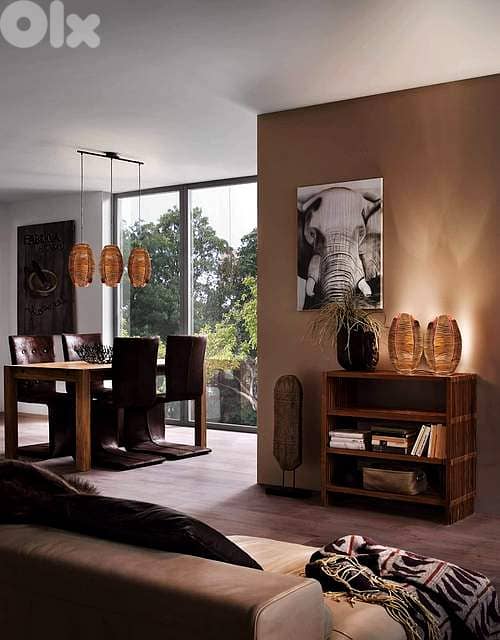 EGLO Mongu Woven Table Lamp – Raffia Steel Boho Bedside Light, 1 Flame 5