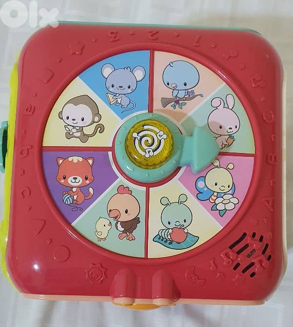 baby game Sort & Discover Activity Cube  like new 7 $ beyrot ashrafiye 0