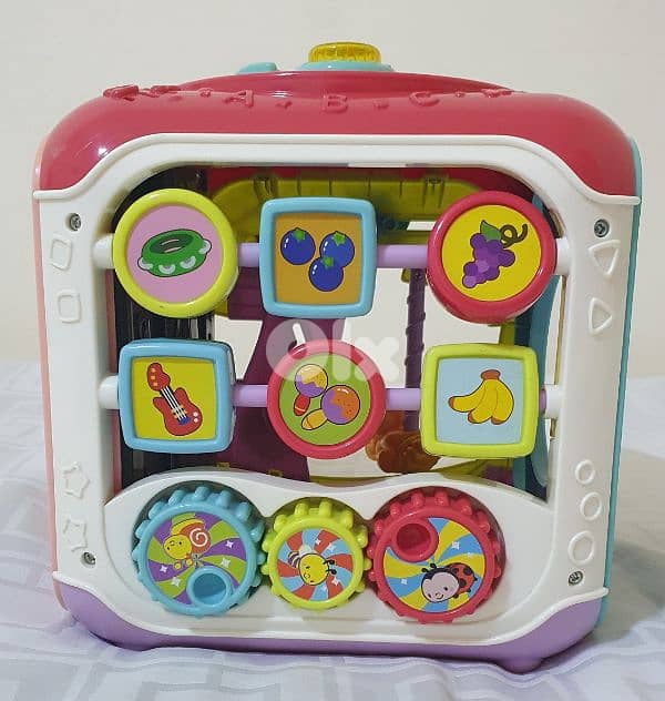 baby game Sort & Discover Activity Cube  like new 7 $ beyrot ashrafiye 2