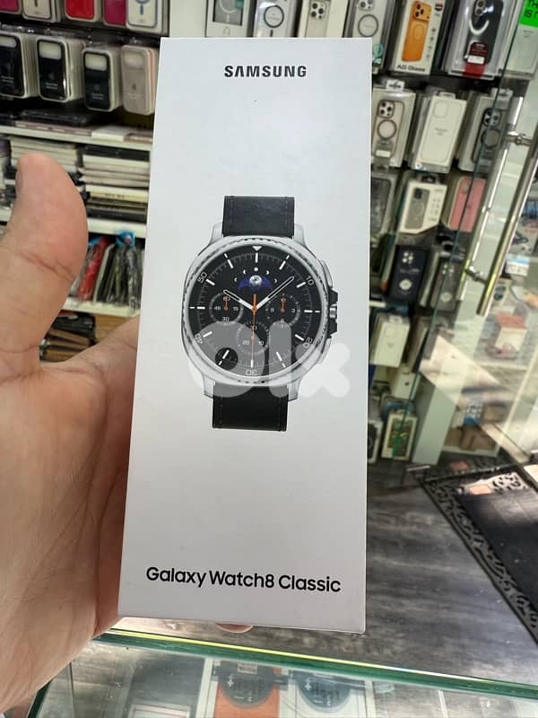 galaxi watch 8  classic 46mm black new sealed 0