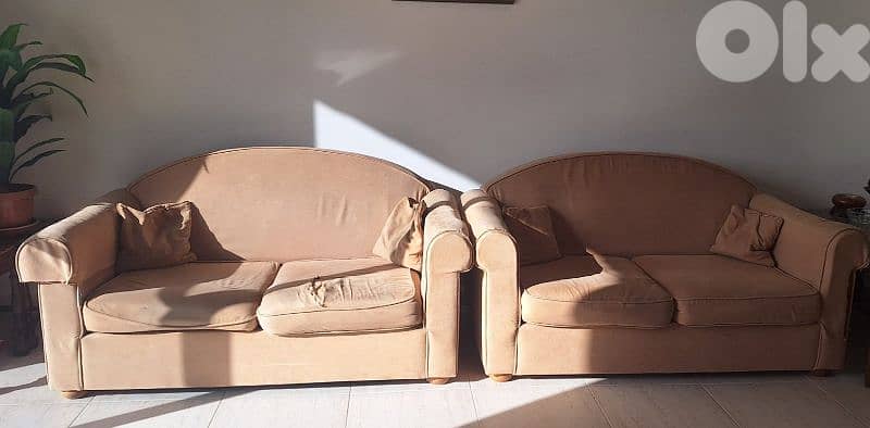 2 sofas for sale 0