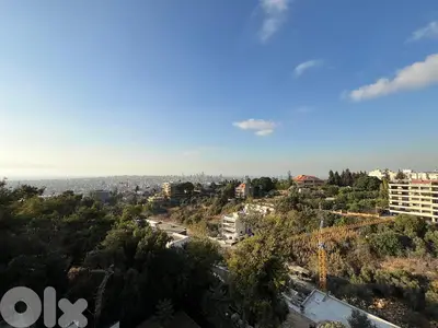 Apartment for Sale +balcony & splendid view/Yarzeh / شقة للبيع في يرزة