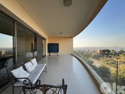 Apartment for Sale +balcony & splendid view/Yarzeh / شقة للبيع في يرزة