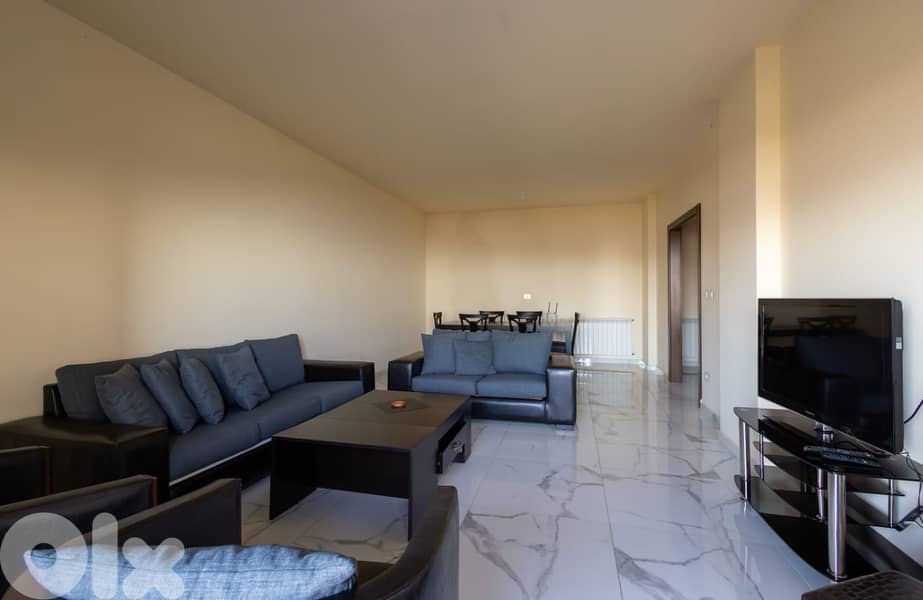 180 SQM Apartment in Bikfaya, Metn with Mountain and Sea View 0