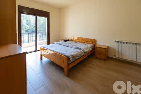 180 SQM Apartment in Bikfaya, Metn with Mountain and Sea View