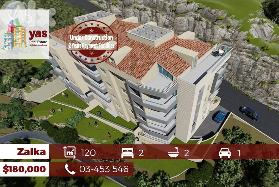 Zalka 120m2 | Under Construction | PAYMENT FACILITIES | Prime Area | 0
