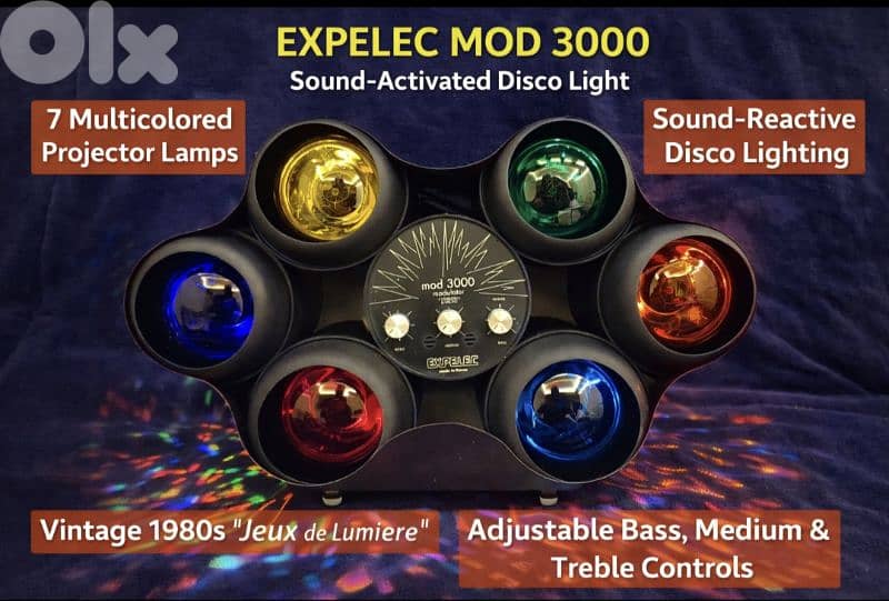 EXPELEC Jeux de lumiere MOD 3000 Made in France/3$delivery 0