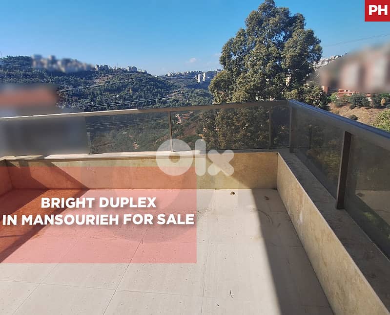 Spacious Duplex with Open Views,Calm & Bright ,mansourieh REF#PH130690 0