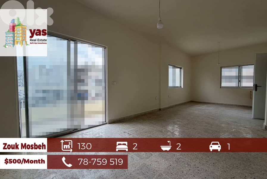 Zouk Mosbeh 130m2 | Well Maintained | Open View | Rent | EL 0