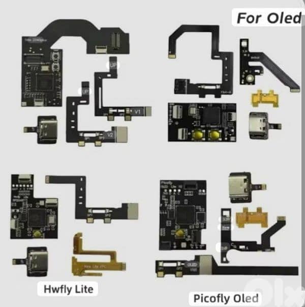 nintendo pico fly 2040   switch oled . v1. v2 . light 1