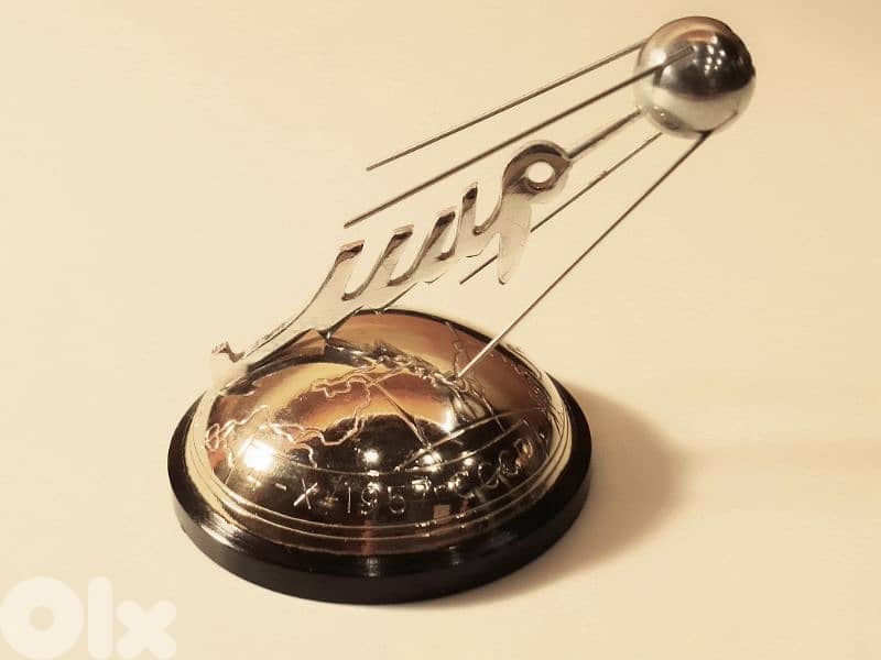 Rare VINTAGE USSR soviet SPACE MODELS SPUTNIK MIR SATELLITE 1957 0