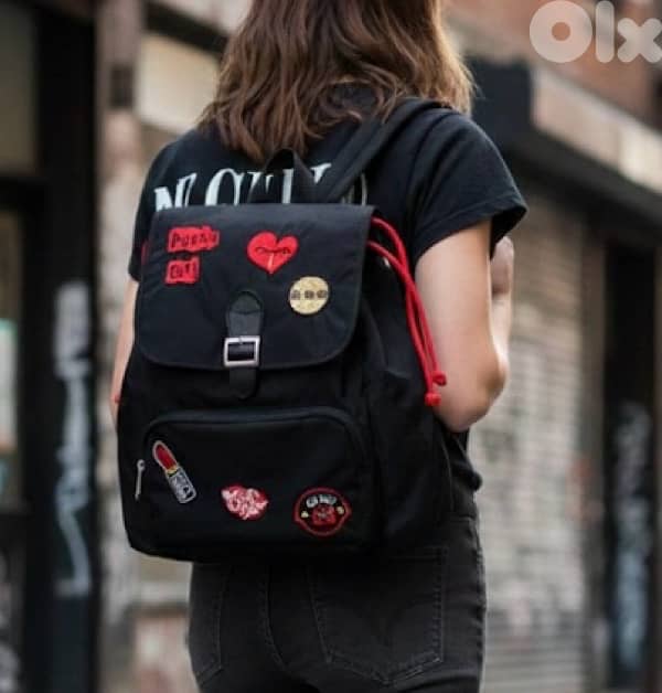 Black backpack for women 0