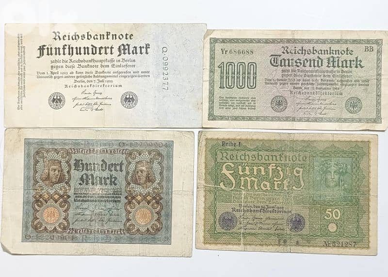 Germany old Banknotes 0