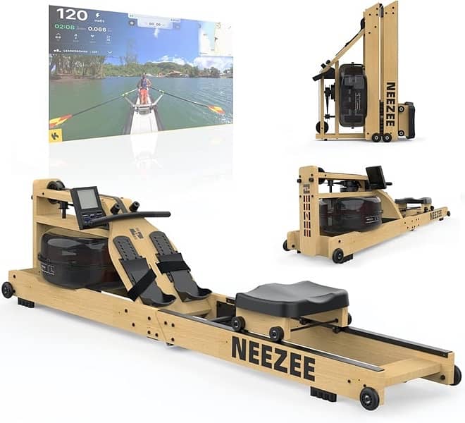 Neezee Rowing Machine, Water Rowing Machine Foldable 0