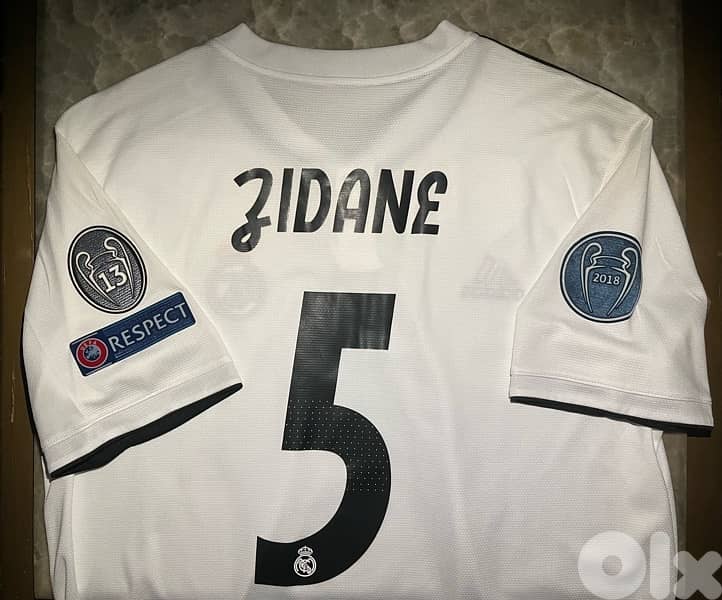 real madrid zidane 2018 limited edition adidas home kit 0