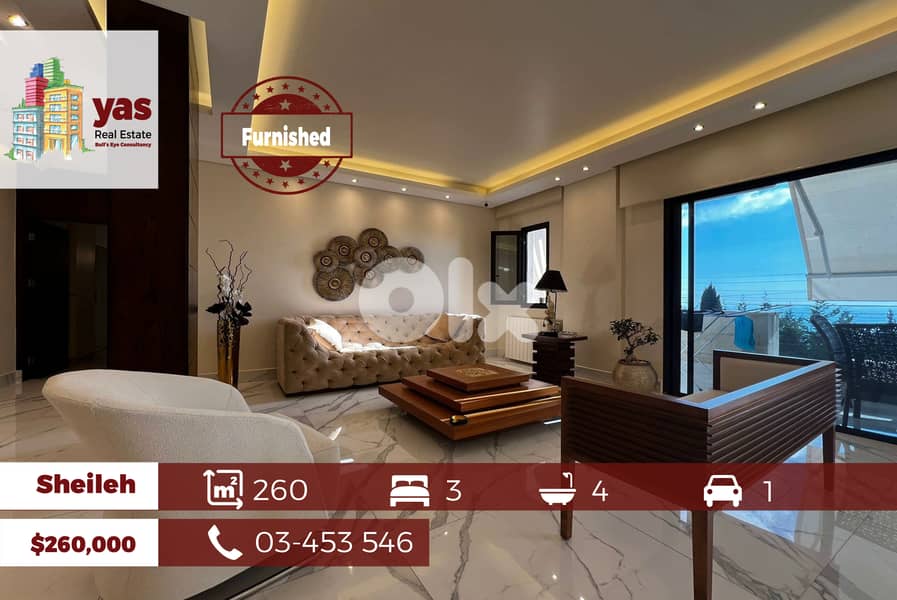 Sheileh 260m2 | 15m2 terrace | Furnished | Panoramic view | KS TO | 0