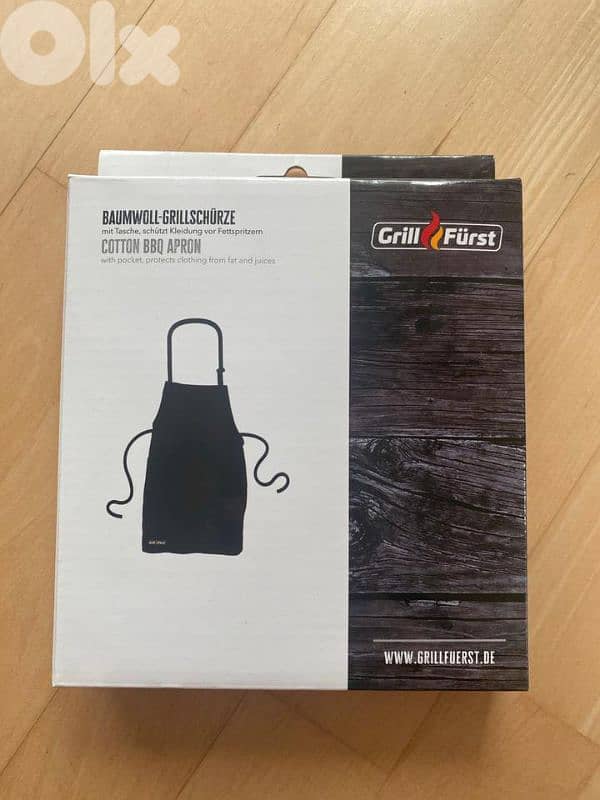 cotton barbecue apron/germany 0
