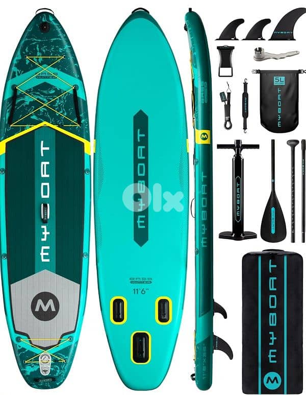 11'6"×35"×6" MyBoat Brand Inflatable Paddle Board kayak sup fishing 0