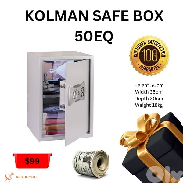 Kolman Safe Box all Sizes 2