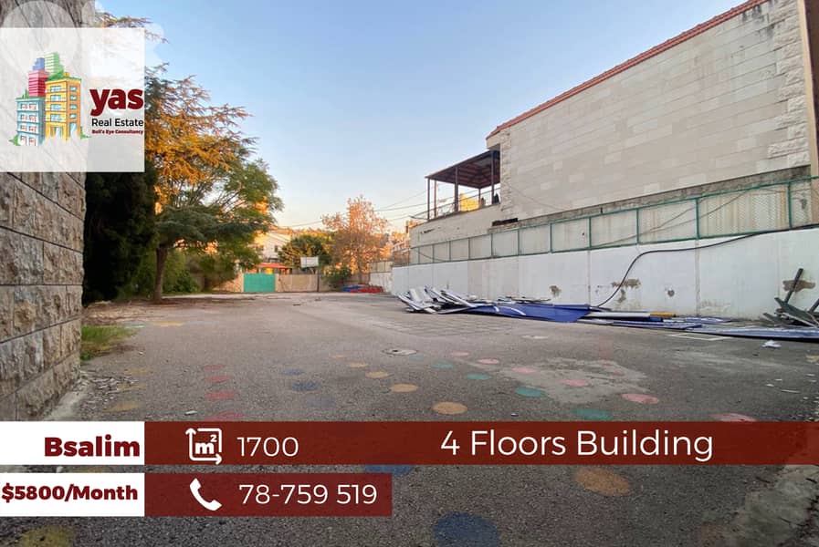 Bsalim 1700m2 | Rent | Building | School | View | Renovated | PED 0