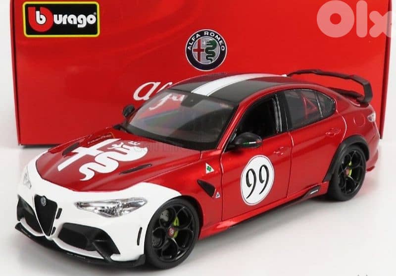 Alfa Romeo Giulia GT-AM 2020 diecast car model 1;18 0