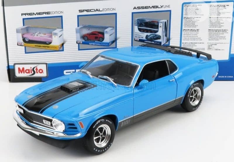 Ford Mustang Mach 1 (1970) diecast car model 1;18 0