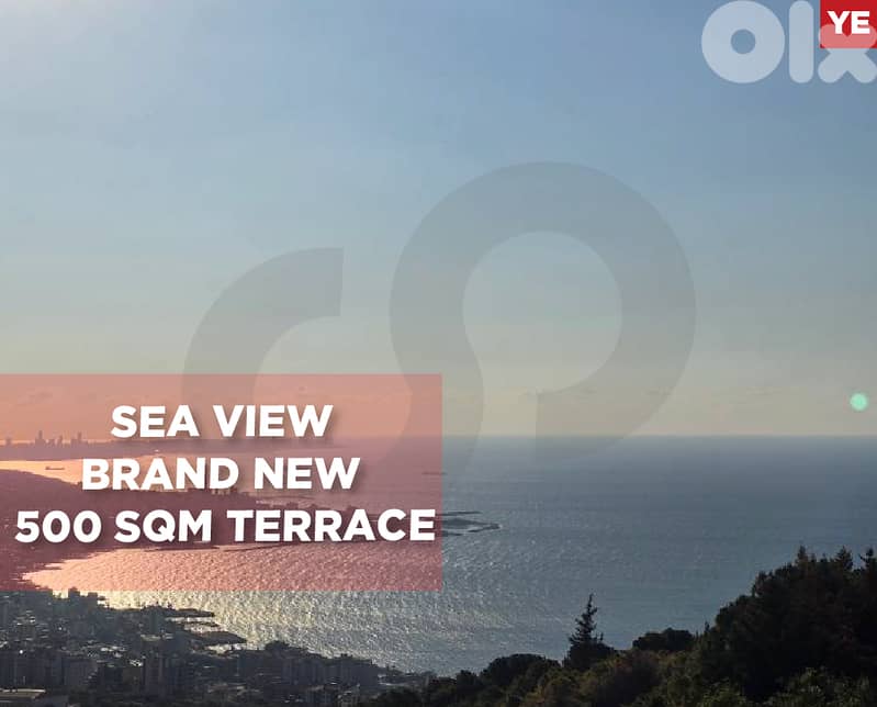 Prime location, terrace, great view, keserwan, adma/أدما REF#YE130717 0