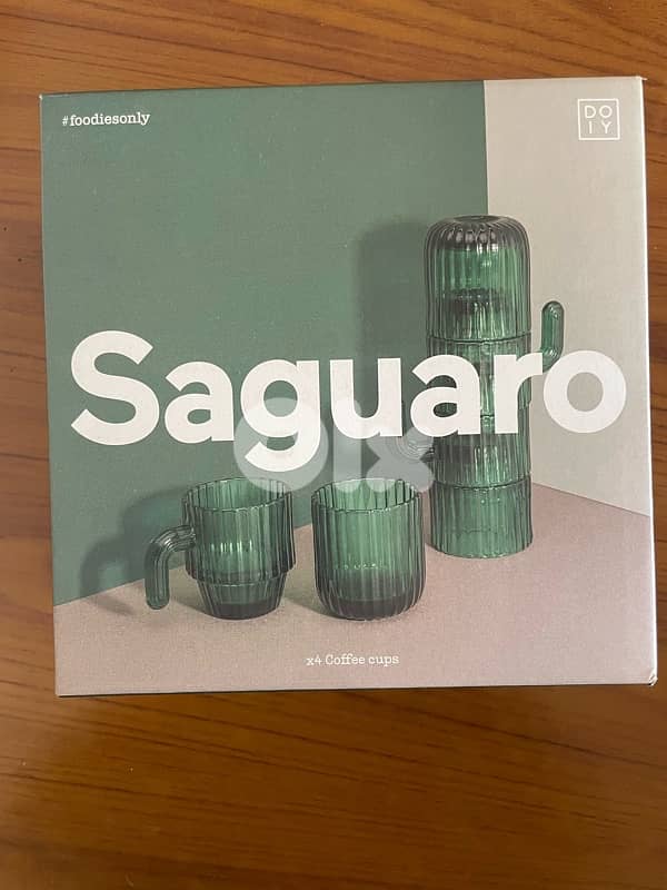 Saguaro stackable Glasses cactus made in Barcelona 0