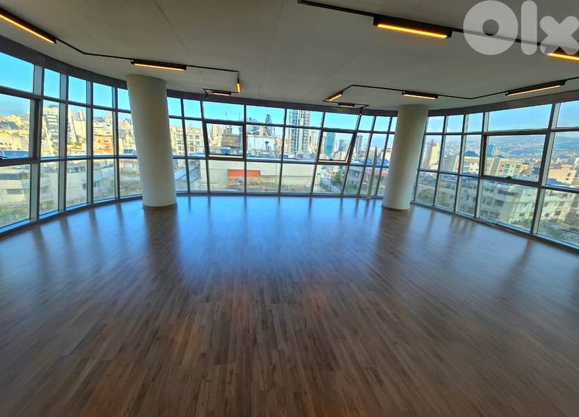 Prime location Luxurious Office in Badaro with panoramic city view 0